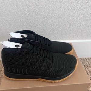 NOBULL Men's Black and Gum High-Top Sneakers